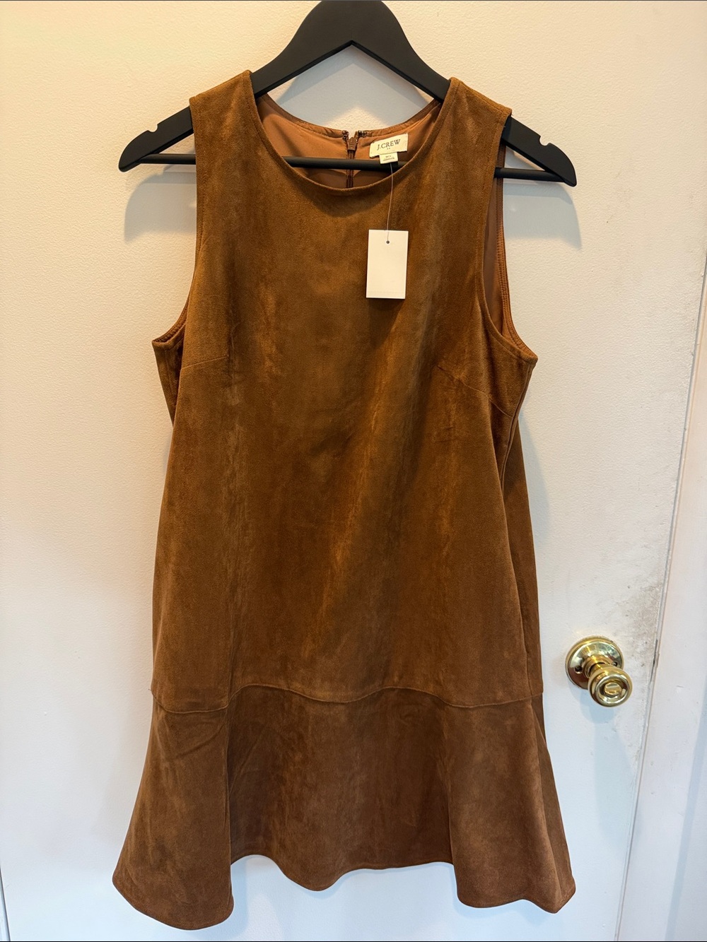 J Crew suede mini dress!